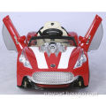 new year kids ride on motor RC car with two openable doors and lights